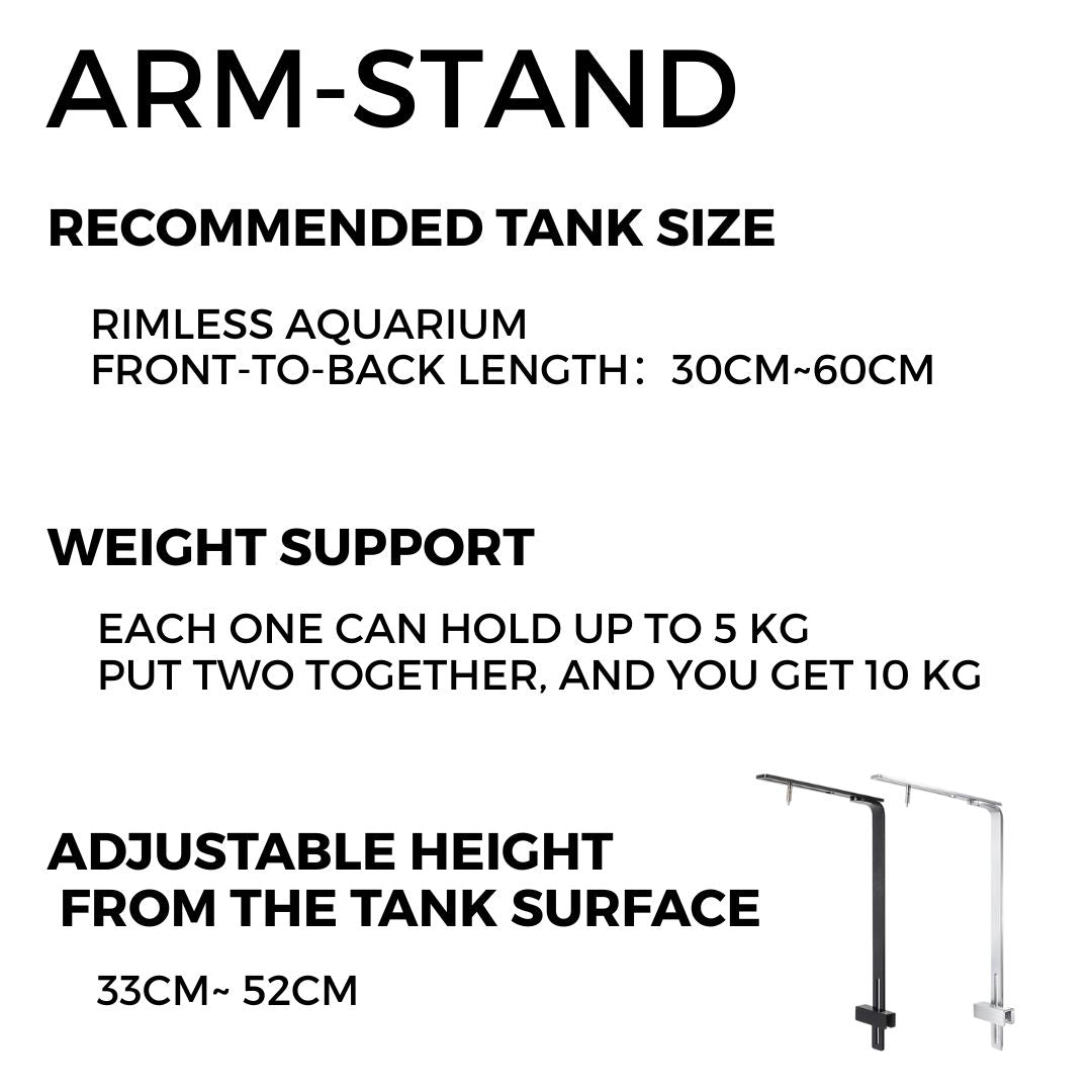 WEEK AQUA Arm-Shaped Aquarium Stand