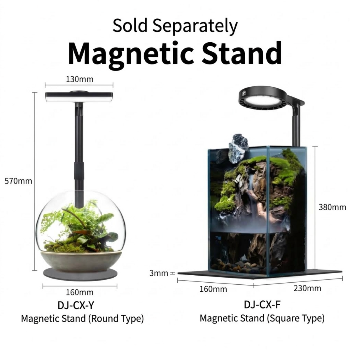 WEEK AQUA MINI 9 PRO RGB+UVA ARM MAG Aquarium Lightning【WEEK AQUA