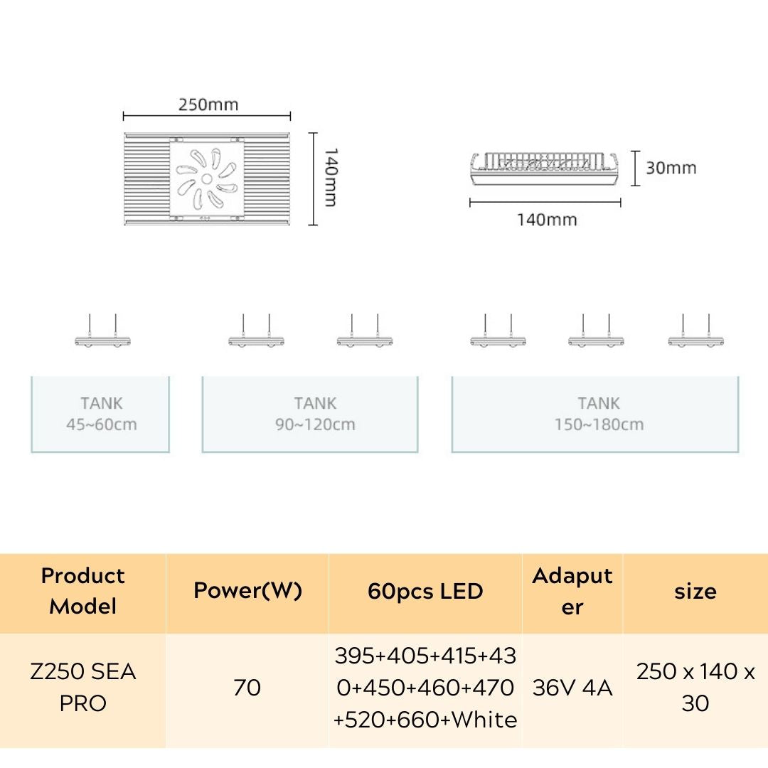 WEEK AQUA Z250 400 SEA SE Marine Aquarium Lightning【WEEK AQUA INTERNATIONAL】