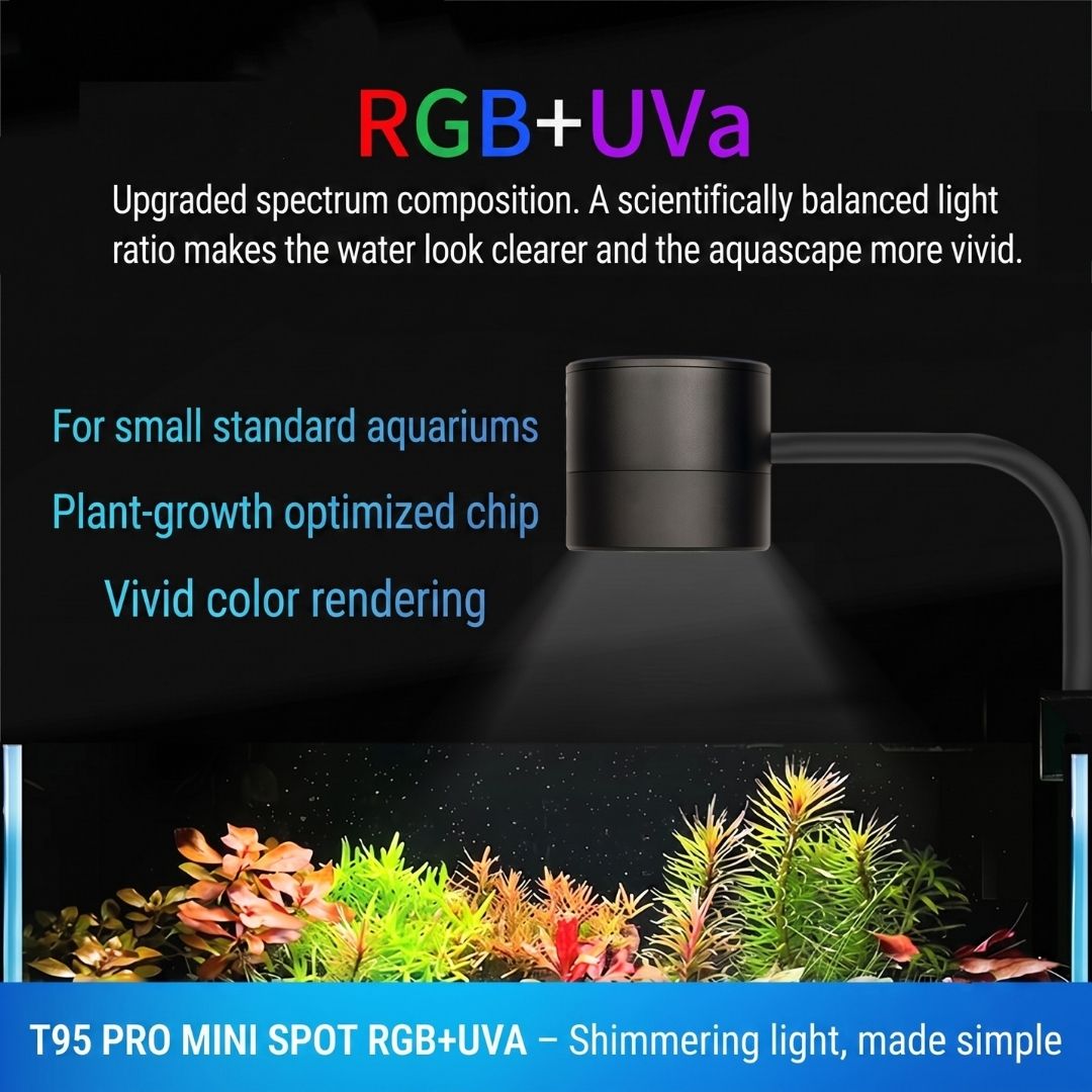 WEEK AQUA NEW T95 PRO RGB+UVA Aquarium Lightning NEW T90 MINI SPOT【WEEK AQUA INTERNATIONAL】