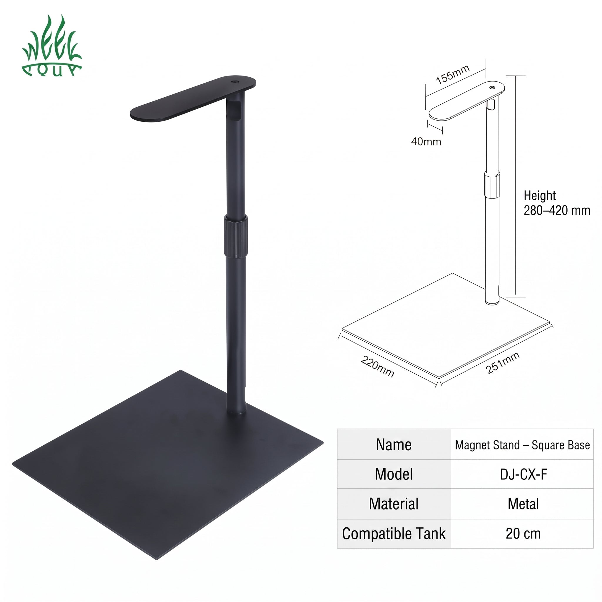 WEEK AQUA MINI 9 PRO RGB+UVA ARM MAG Aquarium Lightning【WEEK AQUA