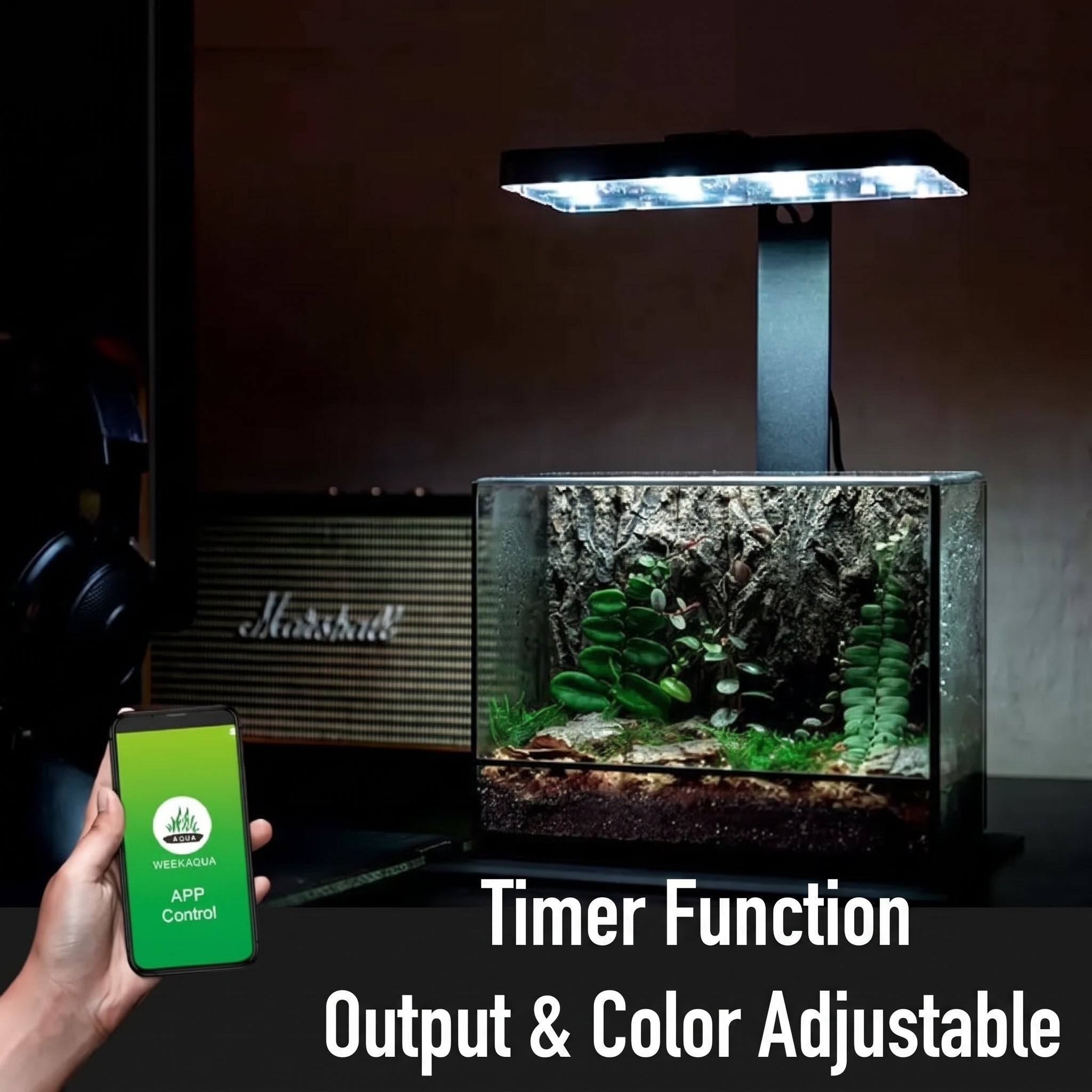 ライト・照明器具 WEEK AQUA MINI 9 PRO RGB+UVA MINI9PRO WEEK AQUA MINI 9 PRO RGB+UVA ARM MAG Aquarium Lightning【WEEK AQUA